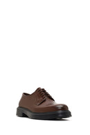 Men's Brown Lace-Up Leather Casual Shoes | Derimod Men's Brown Lace-Up Leather Casual Shoes | Derimod