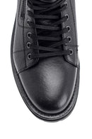 Men's Zippered Leather Boots | Derimod Men's Zippered Leather Boots | Derimod