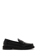 Kadın Siyah Deri Maskülen Loafer | Derimod Kadın Siyah Deri Maskülen Loafer | Derimod
