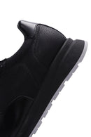 Erkek Siyah Deri Casual Sneaker | Derimod Erkek Siyah Deri Casual Sneaker | Derimod
