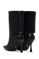 Women's Black Thin Heeled Boots | Derimod Women's Black Thin Heeled Boots | Derimod