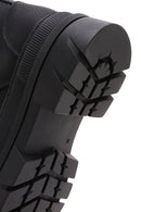 Harley Davidson Women's Black Brigett Leather Thick Soled Zippered Boots | Derimod Harley Davidson Women's Black Brigett Leather Thick Soled Zippered Boots | Derimod