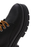 Harley Davidson Women's Black Brigett Leather Thick Soled Zippered Boots | Derimod Harley Davidson Women's Black Brigett Leather Thick Soled Zippered Boots | Derimod