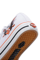 Harley Davidson Erkek Beyaz Peoria Sneaker | Derimod Harley Davidson Erkek Beyaz Peoria Sneaker | Derimod