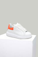 Beyaz-Nar Çiçeği Kadın Deri Sneaker | Derimod Beyaz-Nar Çiçeği Kadın Deri Sneaker | Derimod