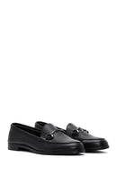 Women's Black Leather Classic Loafer | Derimod Women's Black Leather Classic Loafer | Derimod