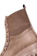 Women's Beige Suede Boots | Derimod Women's Beige Suede Boots | Derimod