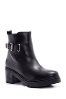 Women's Buckle Leather Boots | Derimod Women's Buckle Leather Boots | Derimod