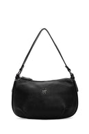 Women's Black Long Strap Casual Shoulder Bag | Derimod Women's Black Long Strap Casual Shoulder Bag | Derimod