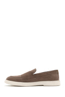 Erkek Bej Çift Tokalı Süet Deri Casual Loafer | Derimod Erkek Bej Çift Tokalı Süet Deri Casual Loafer | Derimod