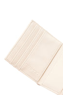 Woman Cream Quilted Card Holder | Derimod Woman Cream Quilted Card Holder | Derimod