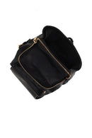 Woman Black Backpack with Accessories | Derimod Woman Black Backpack with Accessories | Derimod