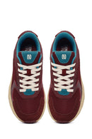 Derimod Studio Kadın Bordo Bağcıklı Kalın Tabanlı Sneaker | Derimod Derimod Studio Kadın Bordo Bağcıklı Kalın Tabanlı Sneaker | Derimod