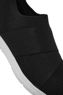 Derimod Zero Kadın Siyah Kumaş Sneaker | Derimod Derimod Zero Kadın Siyah Kumaş Sneaker | Derimod