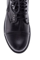 Women's Zipper Detailed Leather Boots | Derimod Women's Zipper Detailed Leather Boots | Derimod