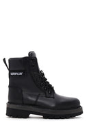 Caterpillar Women's Black Sophist Leather Boots | Derimod Caterpillar Women's Black Sophist Leather Boots | Derimod