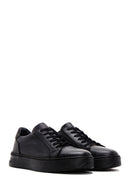 Erkek Siyah Deri Sneaker | Derimod Erkek Siyah Deri Sneaker | Derimod