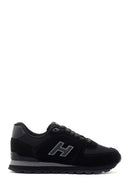 Hammer Jack Men's Black-Smoked Peru Suede Leather Sneaker | Derimod Hammer Jack Men's Black-Smoked Peru Suede Leather Sneaker | Derimod