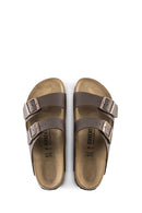 Birkenstock Erkek Kahverengi Bırko-Flor Terlik | Derimod Birkenstock Erkek Kahverengi Bırko-Flor Terlik | Derimod