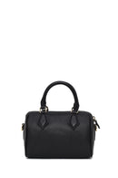 Woman Black Long-Strap Leather Shoulder Bag | Derimod Woman Black Long-Strap Leather Shoulder Bag | Derimod