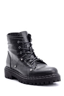 Women's Lace-up Leather Boots | Derimod Women's Lace-up Leather Boots | Derimod