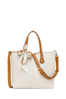 Woman Cream Long-Strap Shoulder Bag | Derimod Woman Cream Long-Strap Shoulder Bag | Derimod