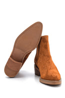 Women's Suede Leather Heeled Boots | Derimod Women's Suede Leather Heeled Boots | Derimod