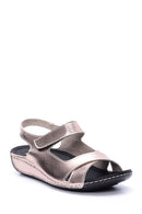 Kadın Gold Comfort Sandalet | Derimod Kadın Gold Comfort Sandalet | Derimod