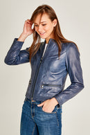 Tanya Women's Leather Jacket | Derimod Tanya Women's Leather Jacket | Derimod