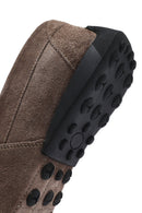 Erkek Vizon Süet Deri Loafer | Derimod Erkek Vizon Süet Deri Loafer | Derimod