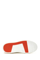 Men's White Leather Sneaker | Derimod Men's White Leather Sneaker | Derimod