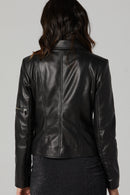 Colette Women's Leather Jacket | Derimod Colette Women's Leather Jacket | Derimod