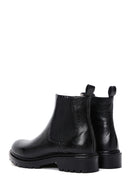 Women's Black Leather Chelsea Boots | Derimod Women's Black Leather Chelsea Boots | Derimod