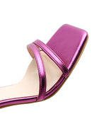 Women's Fuchsia Ankle Strap Heeled Sandals | Derimod Women's Fuchsia Ankle Strap Heeled Sandals | Derimod
