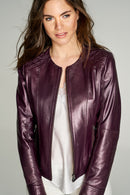 Adela Women's Leather Jacket | Derimod Adela Women's Leather Jacket | Derimod