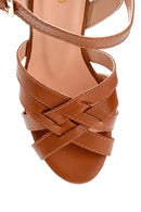 Women's Leather Wedge Heel Sandals | Derimod Women's Leather Wedge Heel Sandals | Derimod