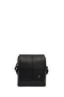 Male Black Leather Messenger Bag | Derimod Male Black Leather Messenger Bag | Derimod
