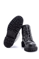 Women's Lace-up Leather Boots | Derimod Women's Lace-up Leather Boots | Derimod