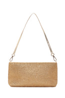 Women's Gold Stone Portfolio Bag | Derimod Women's Gold Stone Portfolio Bag | Derimod
