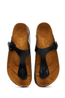 Men's Leather Flip Flops | Derimod Men's Leather Flip Flops | Derimod