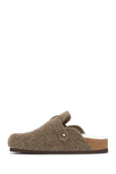 Kadın Vizon Düz Terlik | Derimod Kadın Vizon Düz Terlik | Derimod