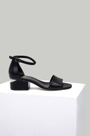 Ankle Strap Women's Leather Heeled Sandals | Derimod Ankle Strap Women's Leather Heeled Sandals | Derimod