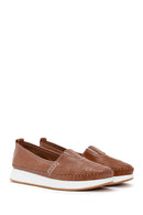Kadın Taba Deri Comfort Loafer | Derimod Kadın Taba Deri Comfort Loafer | Derimod