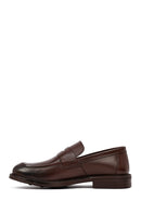 Erkek Kahverengi Deri Klasik Loafer | Derimod Erkek Kahverengi Deri Klasik Loafer | Derimod