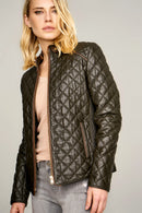 Rosemary Women's Leather Jacket | Derimod Rosemary Women's Leather Jacket | Derimod