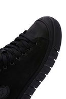 Men's Black Leather Zippered Casual Nubuck Leather Boots | Derimod Men's Black Leather Zippered Casual Nubuck Leather Boots | Derimod