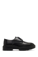 Men's Black Lace-up Leather Casual Shoes | Derimod Men's Black Lace-up Leather Casual Shoes | Derimod