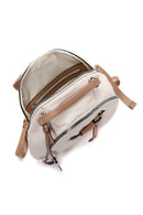 Woman Cream Backpack | Derimod Woman Cream Backpack | Derimod