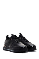 Men's Black Leather Casual Sneaker | Derimod Men's Black Leather Casual Sneaker | Derimod