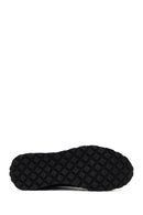 Men's Black Lace-Up Leather Casual Sneaker | Derimod Men's Black Lace-Up Leather Casual Sneaker | Derimod